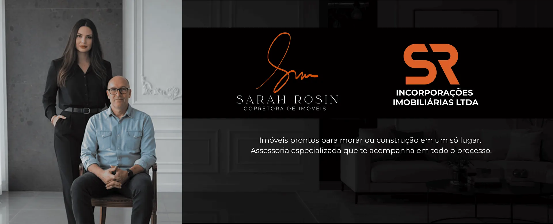 Sarah Rosin e Hilani Castoldi, sócios da SR Incorporações Imobiliárias